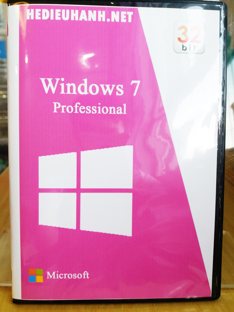 Đĩa cài windows 7 Pro 32 bit tự động