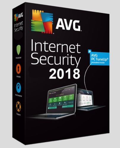 AVG Internet Security 2018 - 1 Year/3PC (Windows Only)